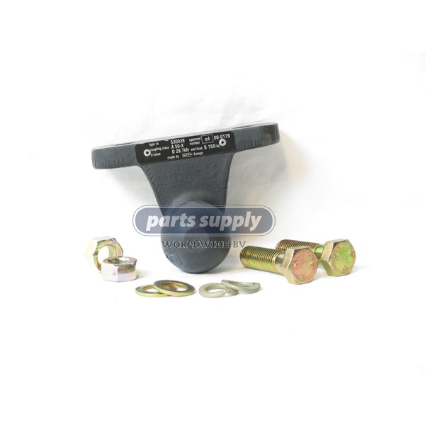 Ball head towbar for Terex Demag reference 10000361