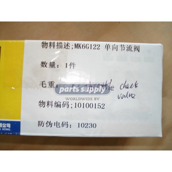 Throttle check valve