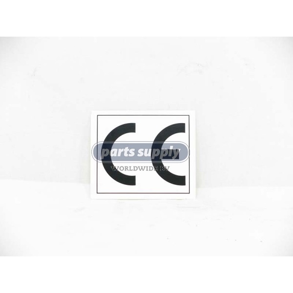 CE-Schild for Terex Demag reference 51215098