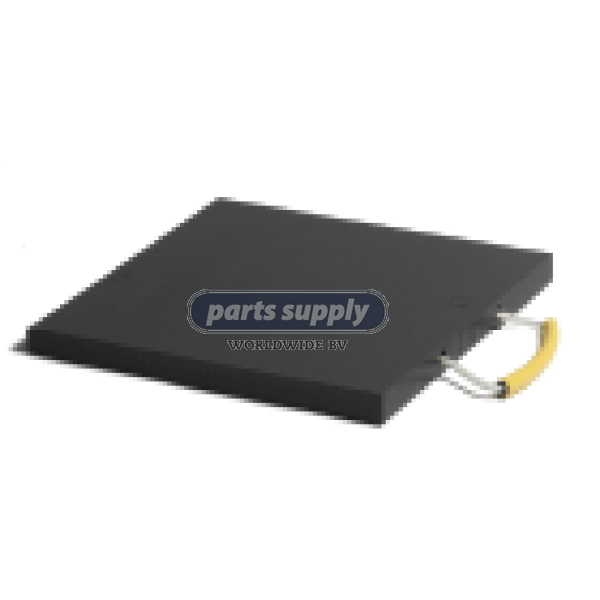 Squared outrigger plate 800x800x40 mm